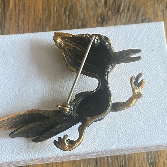 Vintage Gold Bird Brooch - Picture 4 of 5
